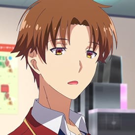 Ayanokoji Kiyotaka in episode 1 of Classroom of the Elite Anime