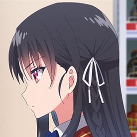 Suzune Horikita in episode 1 of Classroom of the Elite Anime